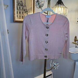 Calvin Klein Peach Cardigan